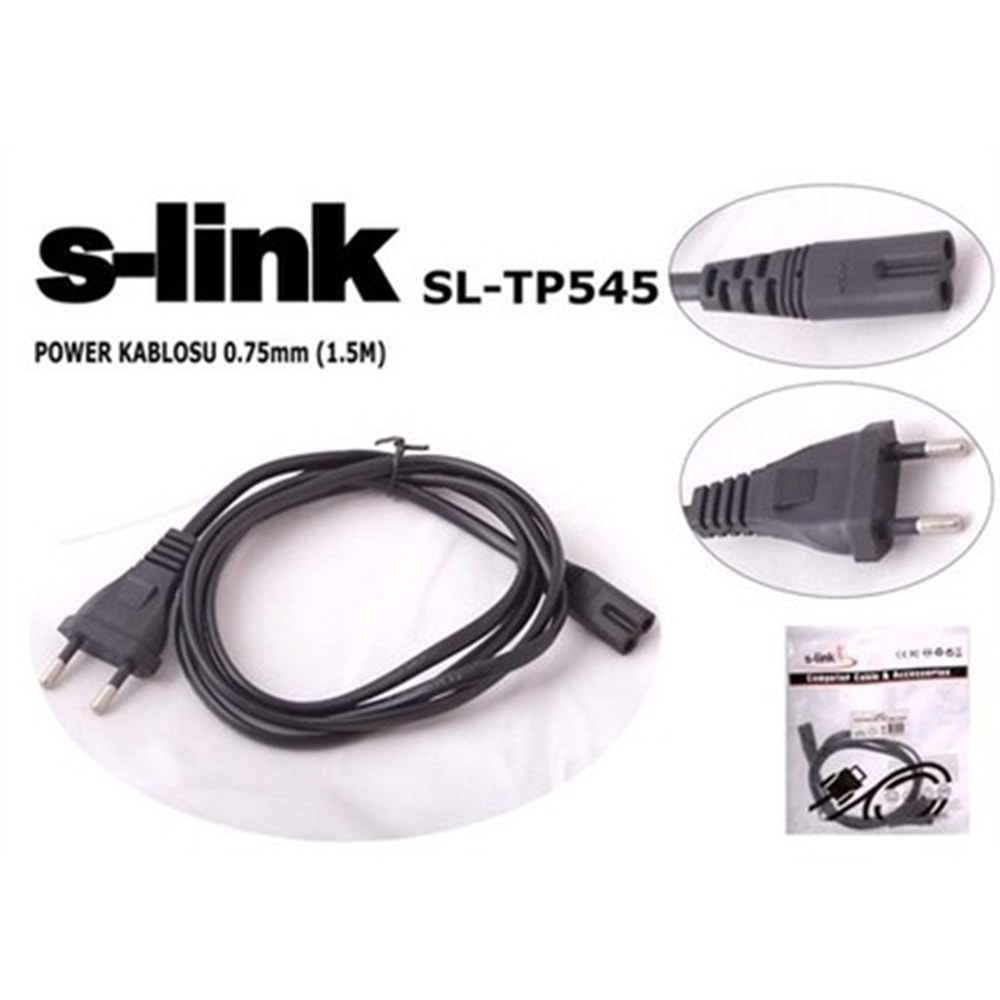 TR//S-link SLTP545 1.5m 0.75mm Teyip Power Kablosu