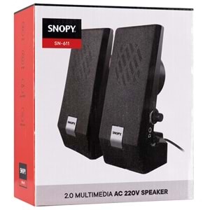SNOPY SN611 2.0 AC 220V Speaker Hoparlör